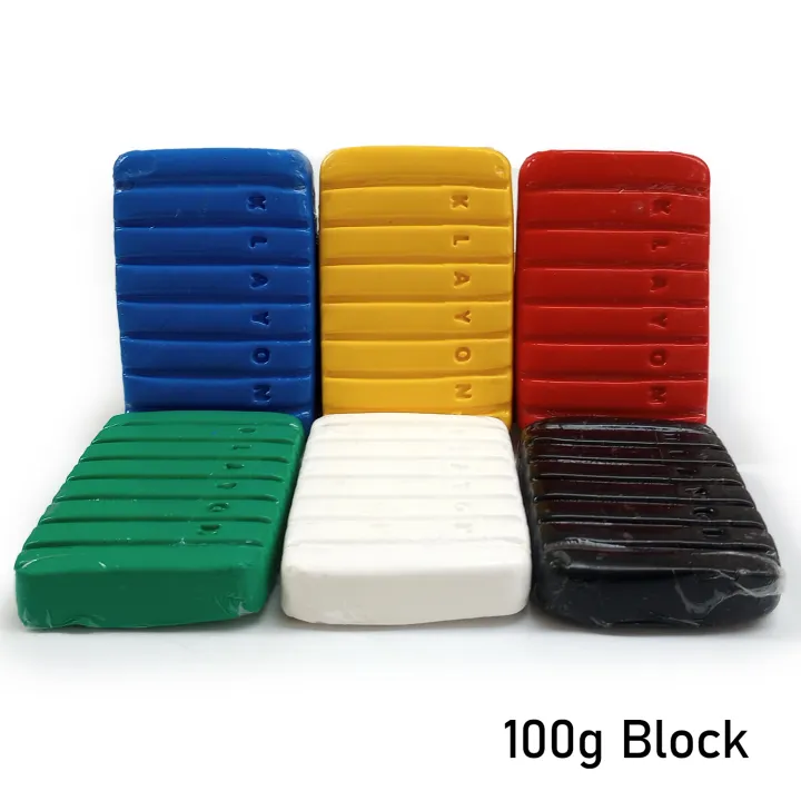 Klay%20On%20Plus%20Polymer%20Clay%20Oven%20Bake%20Single%20Color%20Block%20-%20100g%20-%20Image%202