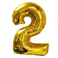 NUMBER FOIL BALLOON IN GOLDEN COLOR ( 16 INCH ). 