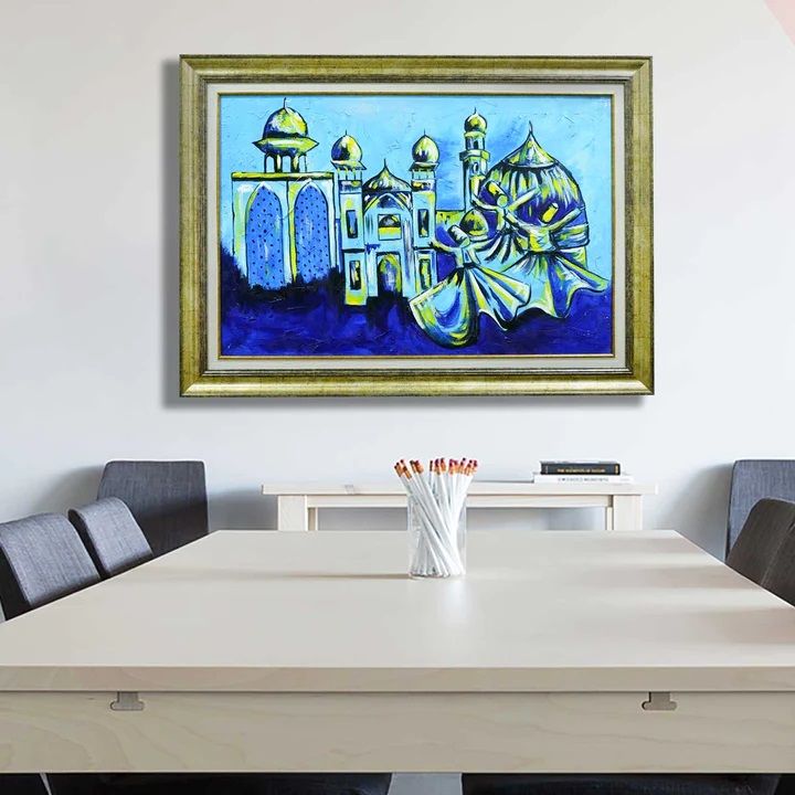 Old City Painting | Dervish City Painting | Home Decor Painting | Wall Decor at Home