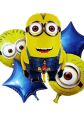 MINION 5 PCS FOIL BALLOONS SET l THEME BIRTHDAY PARTY DECORATIONS. 
