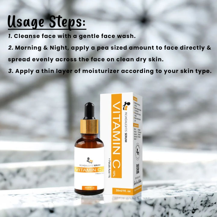 Vitamin-C%2010%25%20Ferulic%20Acid%201%25%20Skin%20Serum%20for%20Brighter,%20Hydrated%20Skins,%20Reduces%20Dark%20Spots%20with%20MomDaughts%C2%A0Face%C2%A0Serums%C2%A0-%C2%A030ml%20-%20Image%205