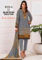 Halah Sultan Classic  Linen Unstitched 3 Piece Suit DN# 6033-A. 