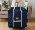 Premium Quality Parachute Super Large Capacity Storage Bag For Quilts, Clothes Blankets Closet Organizer Moving Tote Bag Zipper Durable Handbag Luggage Pack - Size: 23 x 19 x 23 Inches. 
