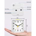 Alarm Clock Analog Silent No Ticking Alarm Clock Portable Alarm Clock. 