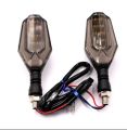 2Pcs Motorbike Universal LED Indicator DRL And Yellow Parking Light. 