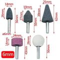MOUNTED STONE DIE GRINDER STONE MOUNTED STONE DIE GRINDER STONE Rotary Bit Set  (5 Bits). 