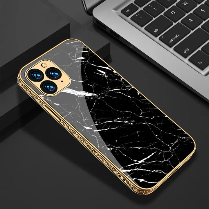 I_Phone%2011%20Pro%20Max%20Cover%20-%20Black%20Marble%20Series%20-%20Premium%20Electroplated%20Shutterproof%20Case%20Soft%20Silicon%20Borders%20Case%20-%20Image%204