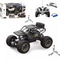 Remote Control 4 Wheel Rock Crawler Truck Drive Metal Alloy 1:18 Scale, High-Speed Off-Road Truck, Monster Truck Climbing Racing RC Car Toys with Rechargeable Battery for Kids in Multicolor. 