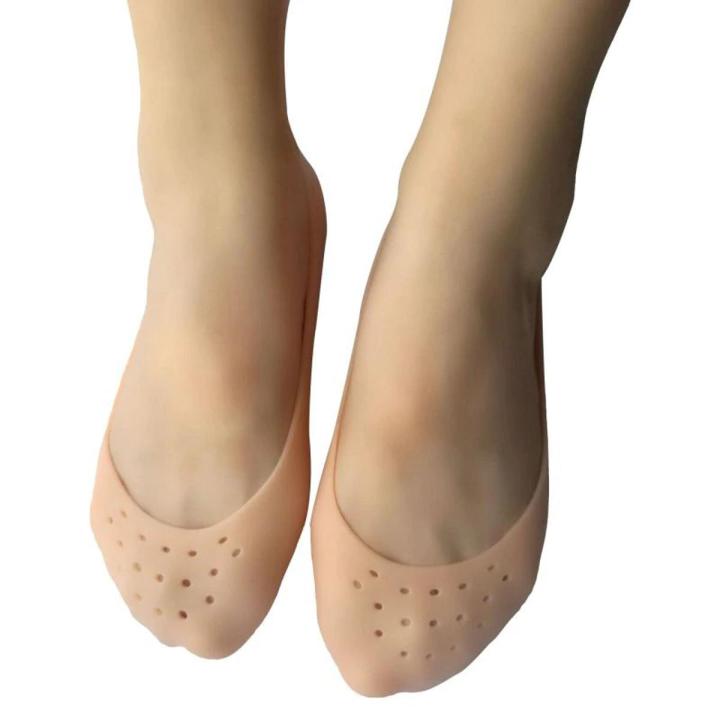 Silicone Gel Moisturizing Sock Prevent Foot Heel Crack Shoes