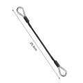 Gym Grade Carabiner Clip 2pcs Gym Cable Set with Stainless Steel Carabiner for Home Gym Replacement Cables for Lat/tricep Pull Down Leg Extensions Machine Fitness Rope Attachments for Gym Fitness. 