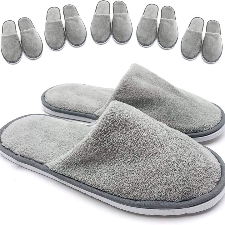 Warm%20Spa%20Slippers-Closed%20Toe%20Non%20Slip%20Disposable%20Hotel%20Slippers%20for%20Wowens%20Men-Thick%20Soft%20Cotton%20Reusable%20House%20Slippers%20Fit%20for%20Guests,Bathroom,Bedroom,Travel,Home,Indoor%20-%20Image%203