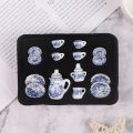 Miniature Items Cha Game Dollhouse Tea Set Toys for Girls Te Game for Girls Jugs and Cups Te Game Set Dining Ware Toys. 