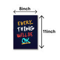set of 6 Motivational sticky canvas frames for wall decore / sticky phototiles. 