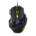 7-Buttons Wired RGB Gaming Mouse with 4-Levels DPI Control - 7 Light Wired USB Optical Mice with Side Buttons - Free Mousepad for PC, Laptop, Computer, Gaming, Pubg Mobile. 