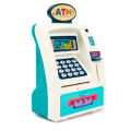 Kids ATM-Machine Electronic Money Safe with CreditCard - 10 inches. 