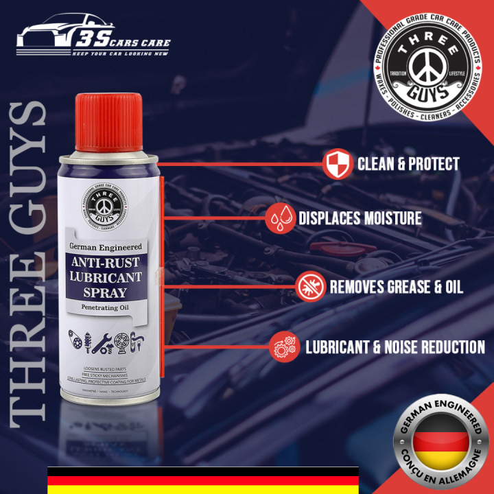 THREE%20GUYS%20Anti-Rust%20Lubricant%20Spray%20%7C%20Penetrating%20Oil,%20Rust%20Remover%20&%20Multi-Purpose%20De-Rust%20Spray%20%7C%20German%20Engineered%20200ML%20-%20Image%203