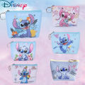 New Disney Stitch Coin Purse Cartoon Anime Pu Key Case Coin Storage Bag Children Wallet Mini Clutch Christmare Gifts for Kids. 