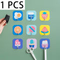1/10/20Pcs Cartoon Hook Adhesive Wall-mounted Wall Hook Seamless Stickers Free Punching Sticky Door Hook Kitchen Wall Hanging. 