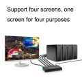 HDMI 4x1 Multi-viewer switcher 4K Seamless Quad Screen Multi Viewer Splitter 4 in 1 out HDMI Switch Adapter IR. 