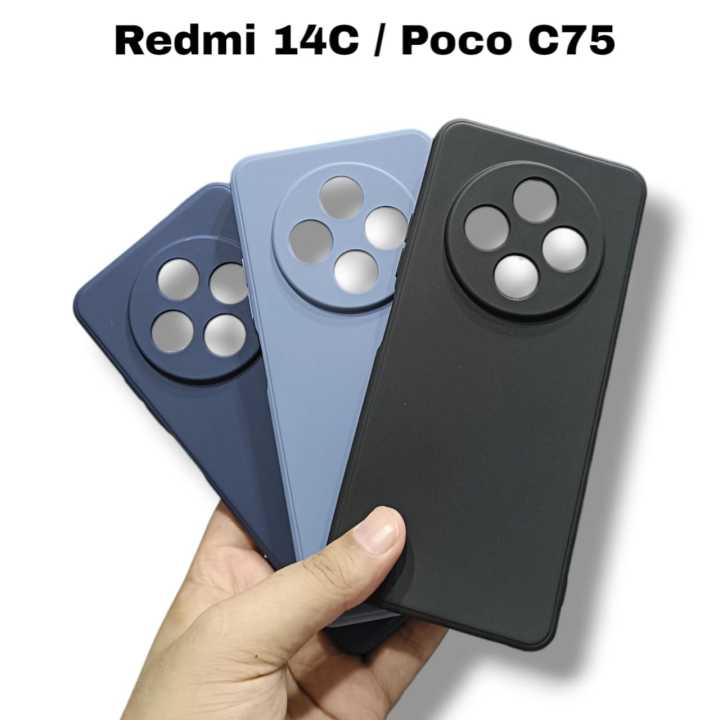 Poco%20C75%204G%20/%20Redmi%2014C%204G%20Back%20Cover%20Soft%20Matt%20Camera%20Protection%20Phone%20Case%20for%20Poco%20C75%204G%20/%20Redmi%2014C%204G%20-%20Image%202