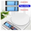 10kg Electronic Digital Kitchen Scale - Digital Weight Machine | Food Weighing Scale | Cooking & Baking Scale | Portable Digital Mini Scale | Precision Weight Machine for Kitchen | Jewelry, Vegetable, Fruit & Diet Scale | LCD Display | Tare Function. 