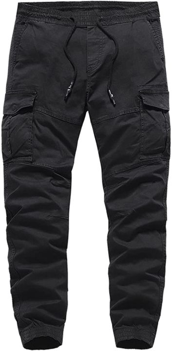 Men's%20Cargo%20Trousers%20In%20Black%20Color%20With%20Elastic%20Waist%20-%20Casual%20Smart%20Sports%20Pants%20For%20An%20Active%20And%20Stylish%20Lifestyle%20-%20Image%203