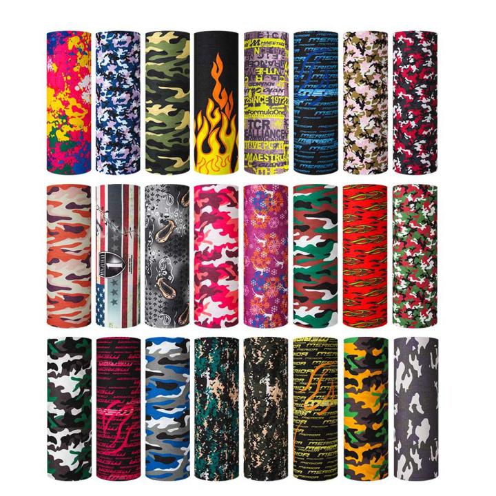 48*24 cm 1 Pc Random Magic Tube Scarf Face Neck Bandana Dustproof Multifunctional Men Women Fashion Outdoor Sports Headwear