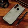 Realme 5s - Gray - Dstone New Design Jeans Texture Leather Soft Case. 