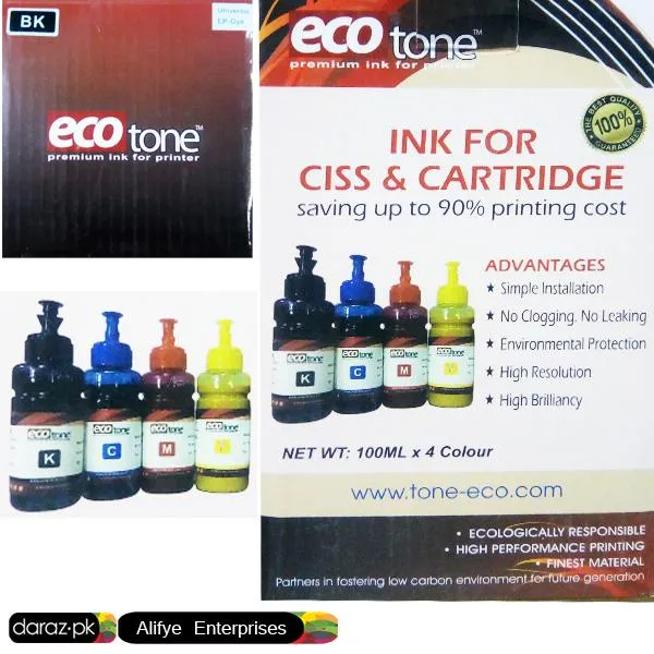 Pack%20of%204%20Eco%20Tone%20Refilling%20ink%20Black%20(K),%20Blue%20(C),%20Red%20(M),%20Yellow%20(Y)%20Colour%20100ml%20Botels%20for%20all%20inkjet%20printers%20cartridges%20-%20Image%203