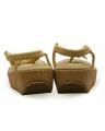 Camel Leather Ladies Wedge – 019. 