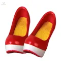 1/6 Female High Heel Court Shoes for 12'' Hot Toys Phicen Kumik Action Figure Dolls Red+White. 
