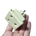 AC Plug Switch 2Pin To 3Pin Switch Round Pin Switch Power Plug Electric Plug 2Pin To 3Pin Plug Electric Plastic Plug Switch 10A Plug 250v Power Plug Board Switch Plug. 