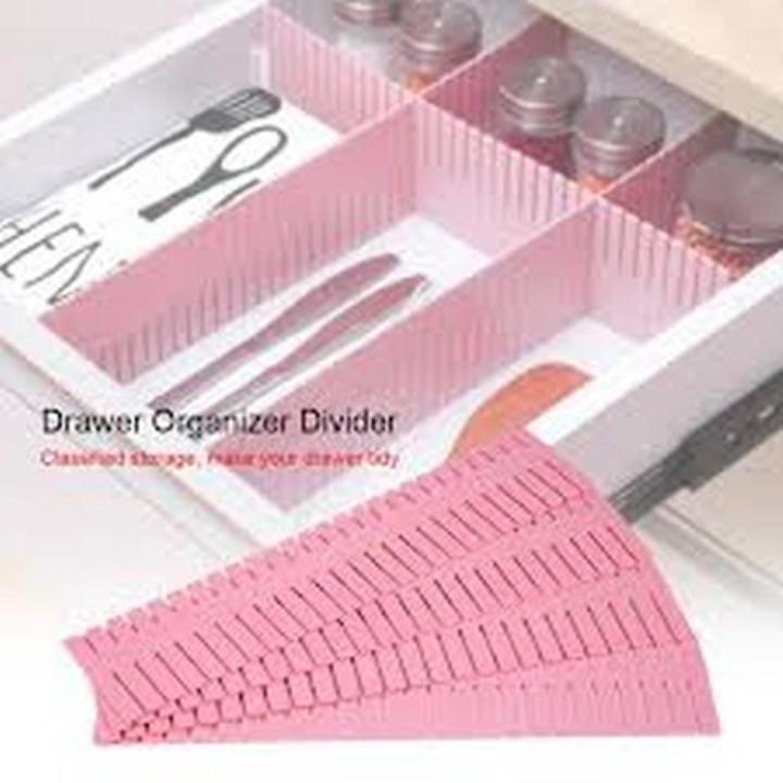 DIY Adjustable Drawer Box Clapboard Drawer Divider Storage Organizer