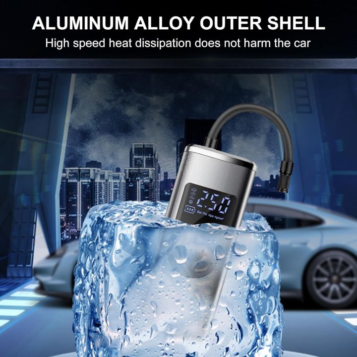 Tolsen%20Tire%20Inflator%20Portable%20Air%20Compressor,%20Electric%20Cordless%20Air%20Pump%20with%20LED%20Lighting%20Digital%20Display,%20Fast%20Inflation%20150PSI,%20Press%20Gauge,%20Auto%20Off%20for%20Car%20Bike%20Motorcycle%20Ball%20-%20Image%202