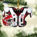 Football Pendant Realistic American Football Shoulder Pads. 