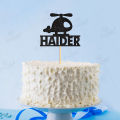 PERSONALISED Custom Birthday Helicopter Cake Topper For Kids Party Celebration, Birthday Toppers & Cake Decoration with Any Name. 