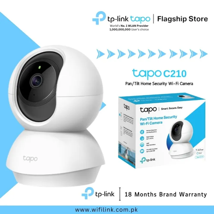 TP-Link%20Wi-Fi%20Camera%20Tapo%20C210%20/%20C220%20/%20C230%20Pan/Tilt%20Home%20Security%20Wi-Fi%20Camera%20-%2018%20Months%20Brand%20Warranty%20-%20Image%202