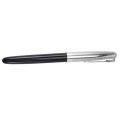 2X HERO 616 Fountain Pen Hooded Golden Nib Black Small Vintage. 