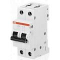 ABB CS202 UC-K10 2CDS252001R0427, MCB S200 2P K 10 A, White. 