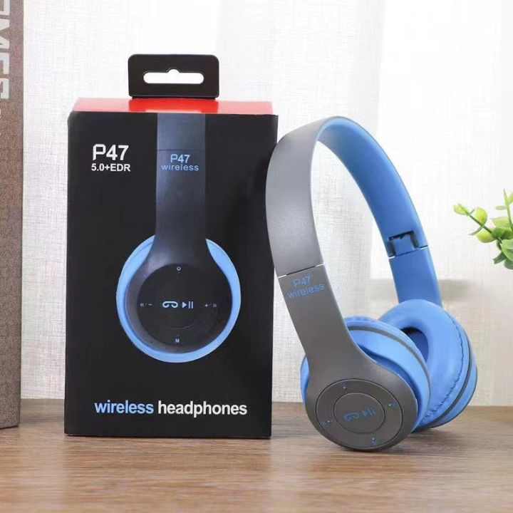 AliExpress P47 Over-the-Ear STN-28 P47M P9 B39 Wireless Bluetooth Headset Folding Stereo Noise Cancellation