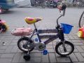 Kids Cycle Age 2-6,12 inch Smarty Double bar Iron Wheel Double Chimtta Kids Bike with Training Wheels & brakes, Children Bicycle with Basket for Boys & Girls Birthday. 