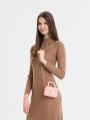 Stylish Pearl Handle Mini Jelly bag for girls - cross body bag for girls with chain. 
