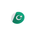 Pakistan & Palestine Flag Badge Collection With Attachable Pin For Office Dress & Kameez Shalwar Happy 14th August Independence Day Celebration Function & Party Wear Pak Parcham Badges 14 Aug Jashan E Azadi Mubarak Festive Event. 