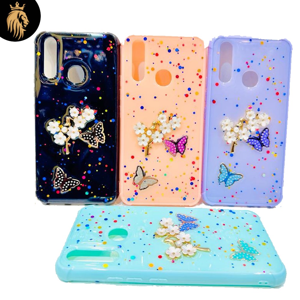 Lahore Mobile Case for Vivo Y11 / Y12 / Y15 / Y17 Back Cover Girls Back Cover - Fancy Flower Butterfly Covers-Vivo Y11 / Y12 / Y15 / Y17 Back Case