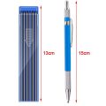 Multifunctional Art Painting Automatic Pencil Writing Tool Metal Engineering Marker Pen 2.0mm Mechanical Pencil for Woodworking. 