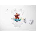 FREE CUSTOM NAME Superhero Cartoon Ironman Thor Spiderman | Baju Budak Cute Baby Clothing Baby Shirt Baby Romper Boy. 