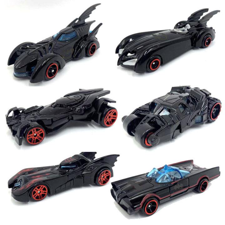 6Pcs/Set Alloy DC Batman Toy Cars The Dark Knight Diecast Car Model Collection Children' Toys Gifts