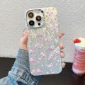 ♥Original Product+FREE Shipping+COD♥ 2024 New Summer IMD Laser Cute Flowers Floral Phone Case For iPhone 15 14 13 11 12 Pro Max anti drop phone case. 