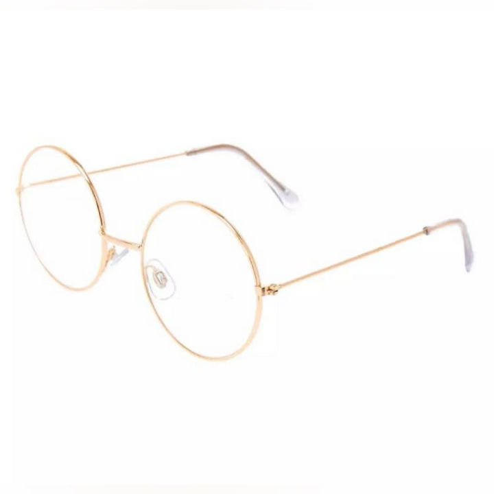 Round Silver Frame Peaky Blinder Fashion Sun Glasses for Girls/Men