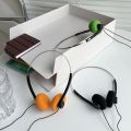 Classic Vintage-80's Headphones MP3 Walkman Wired Small Headphones Portable Adjustable Retro Headphone Laptop Wired Headphone. 